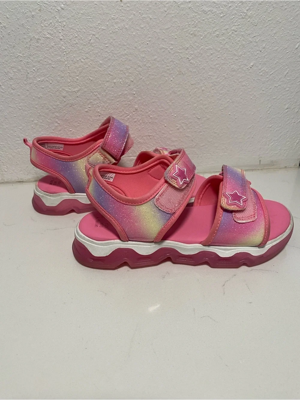 Primark Pink Kids Platform Sandals